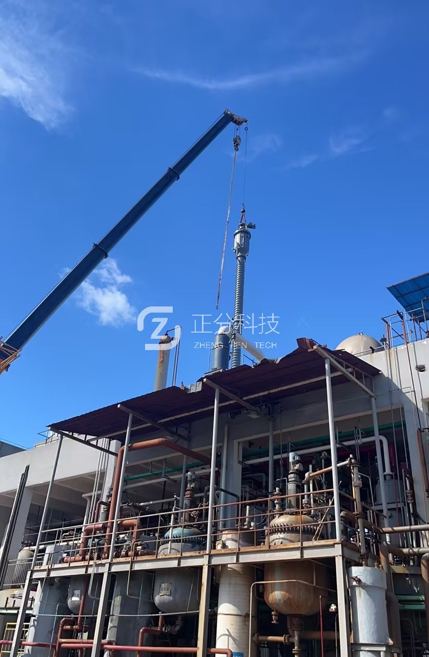 湖北新材料企业应用江苏正分工业萃取塔